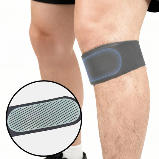 Ultra-thin adjustable patellar knee strap