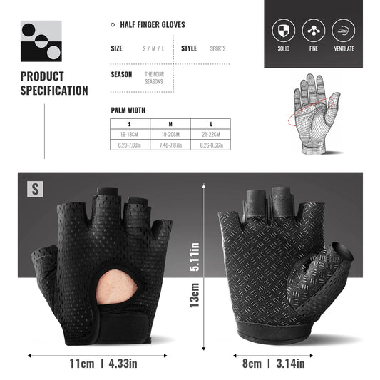 Half Finger Gym Gloves