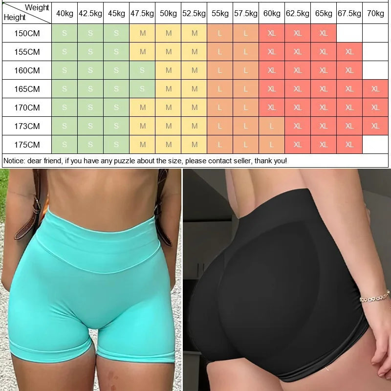 High Waist Yoga Shorts