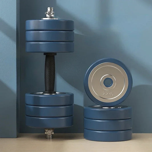 Dumbbell & Barbell Dual-Use Fitness Set