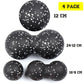 Peanut Fitness Massage Ball Set Yoga Roller Double Lacrosse Mobility Ball for Myofascial Physical Therapy Deep Tissue Massage