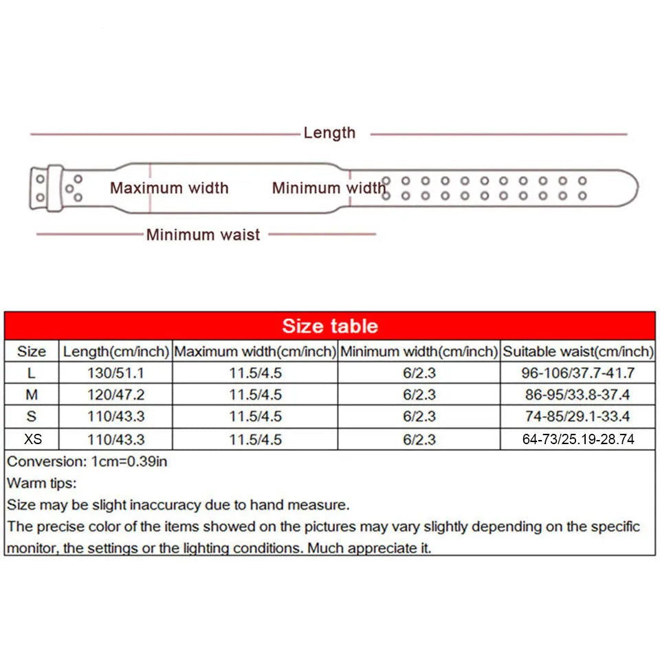Leather Weightlifting Belt
