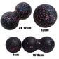 Peanut Fitness Massage Ball Set Yoga Roller Double Lacrosse Mobility Ball for Myofascial Physical Therapy Deep Tissue Massage