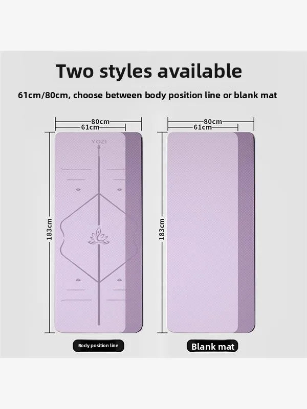 Non-Wearing TPE Yoga Mat
