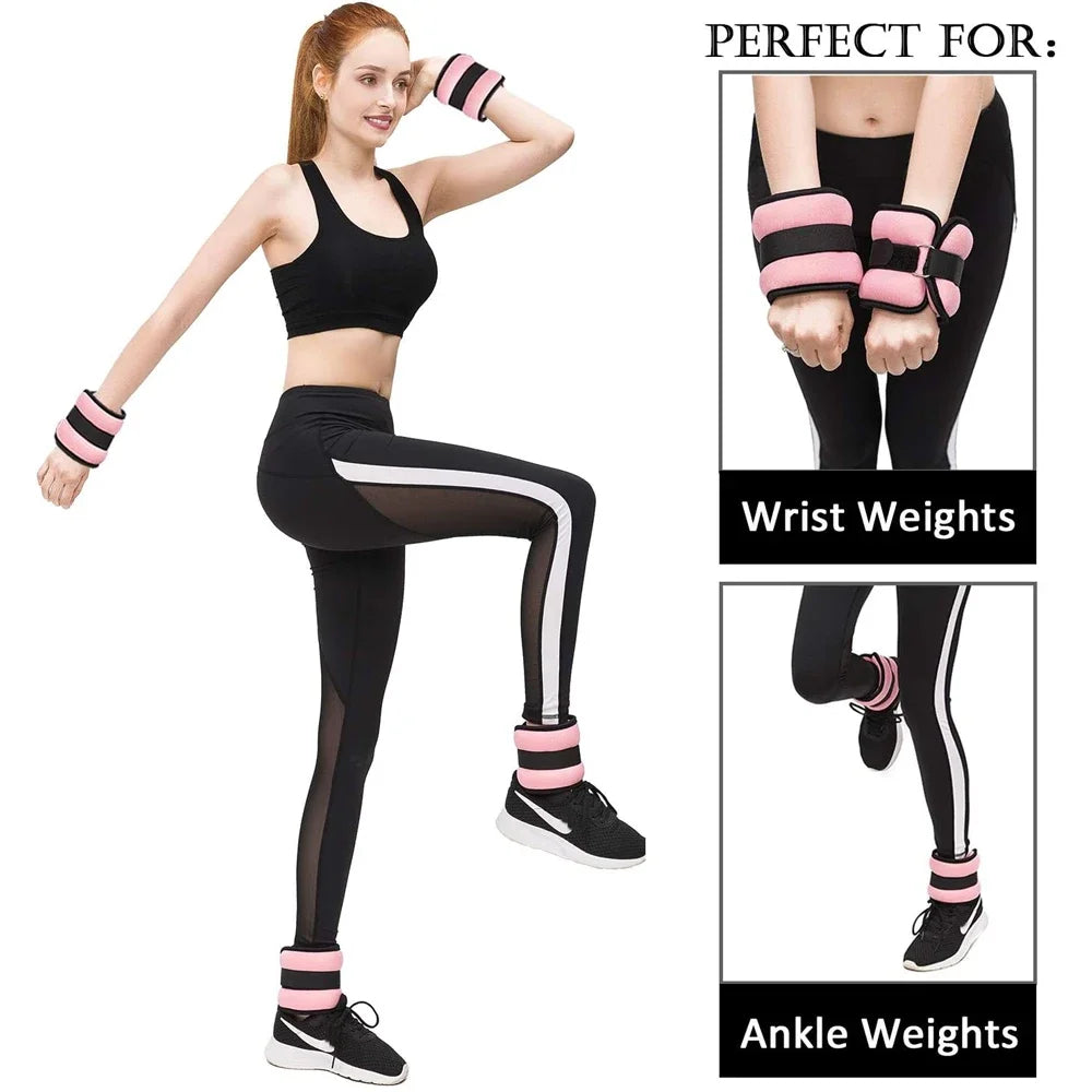 2PCS Adjustable Ankle Weights