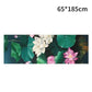 185*63cm Fleece Printed Yoga Towel Sweat Absorbent Non-Slip Cloth Fitness Mat Cover Ultra-thin Folding Cushion Exercise Pilates