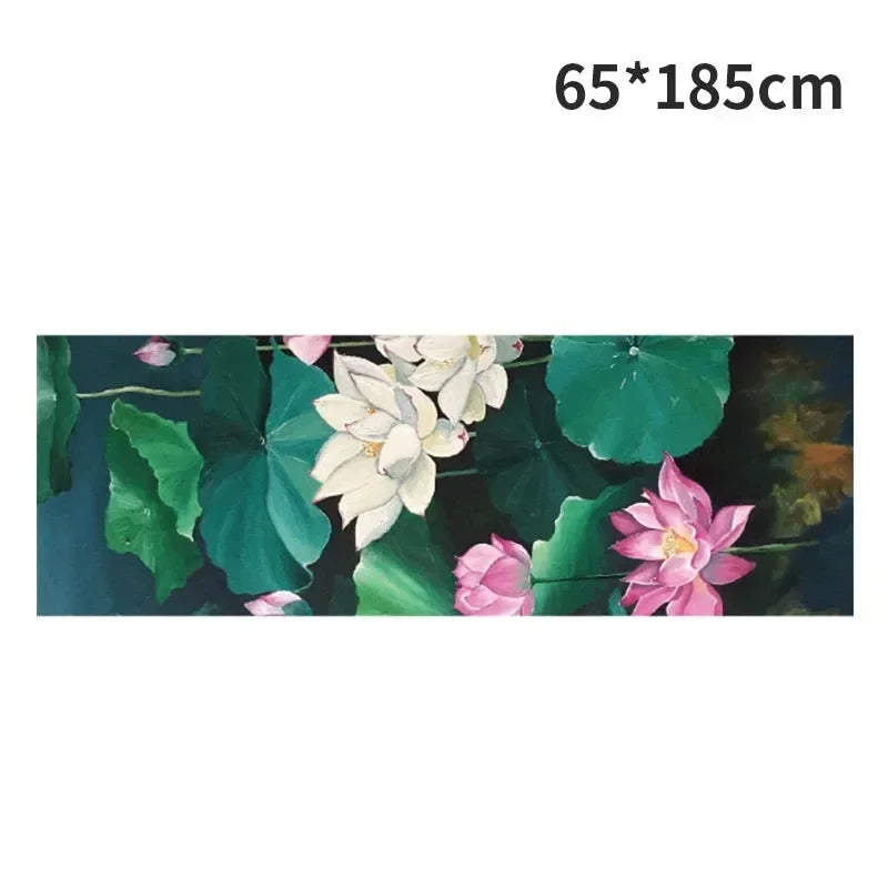 185*63cm Fleece Printed Yoga Towel Sweat Absorbent Non-Slip Cloth Fitness Mat Cover Ultra-thin Folding Cushion Exercise Pilates