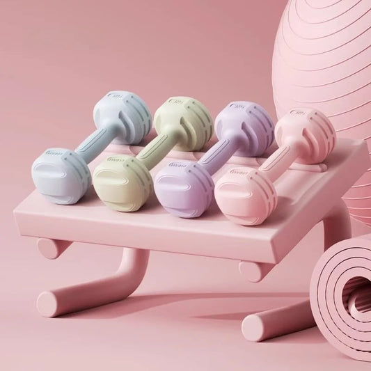 Rubber Coated  Iron Dumbbells