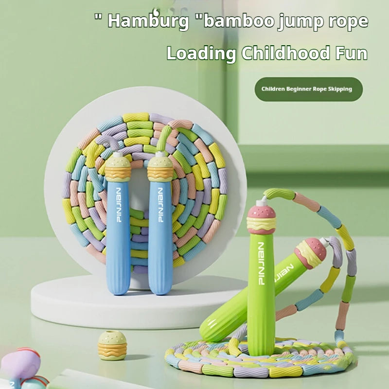 Adjustable Bamboo Jump Rope