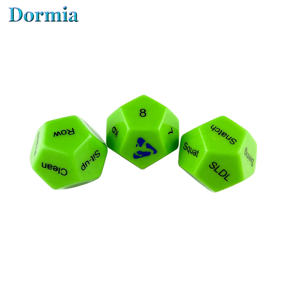 Fitness Exercise Dice