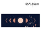 185*63cm Fleece Printed Yoga Towel Sweat Absorbent Non-Slip Cloth Fitness Mat Cover Ultra-thin Folding Cushion Exercise Pilates