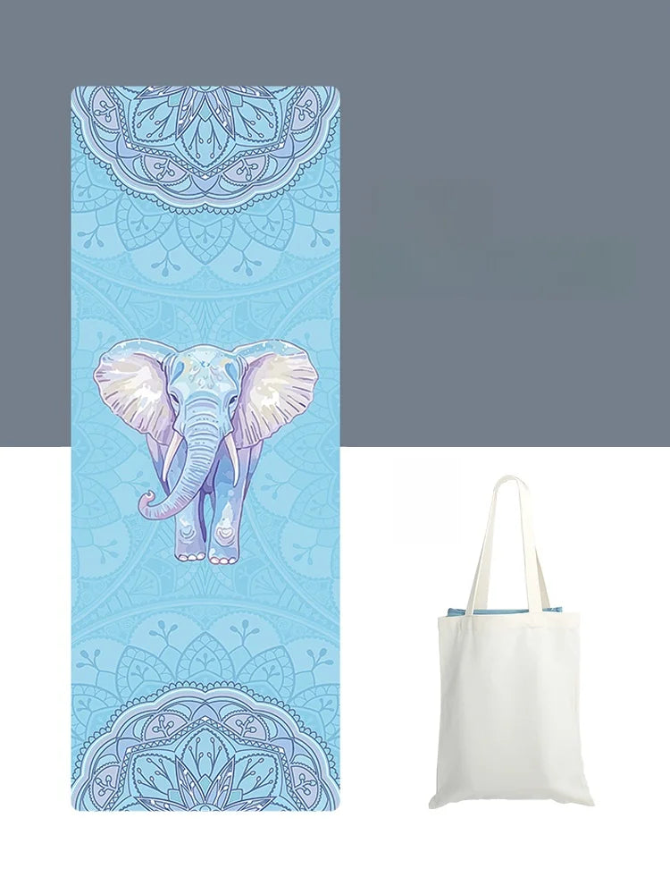 Ultra-Thin Portable Suede Yoga Mat l