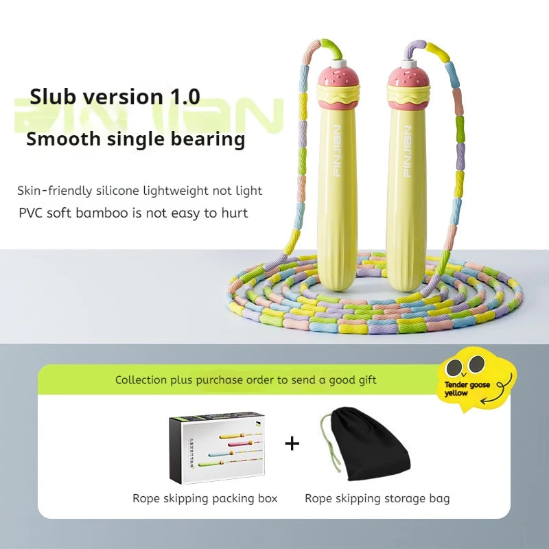 Adjustable Bamboo Jump Rope