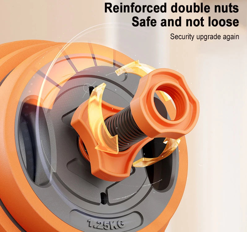 Adjustable Dumbbell Kettlebell Barbell Set