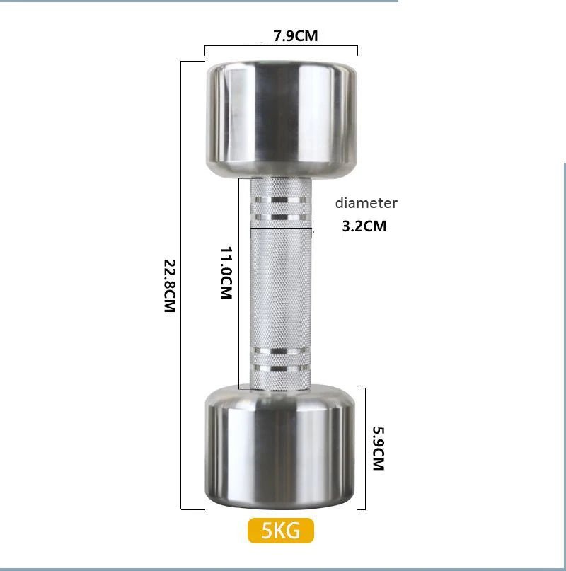 Electroplate Steel Dumbbells