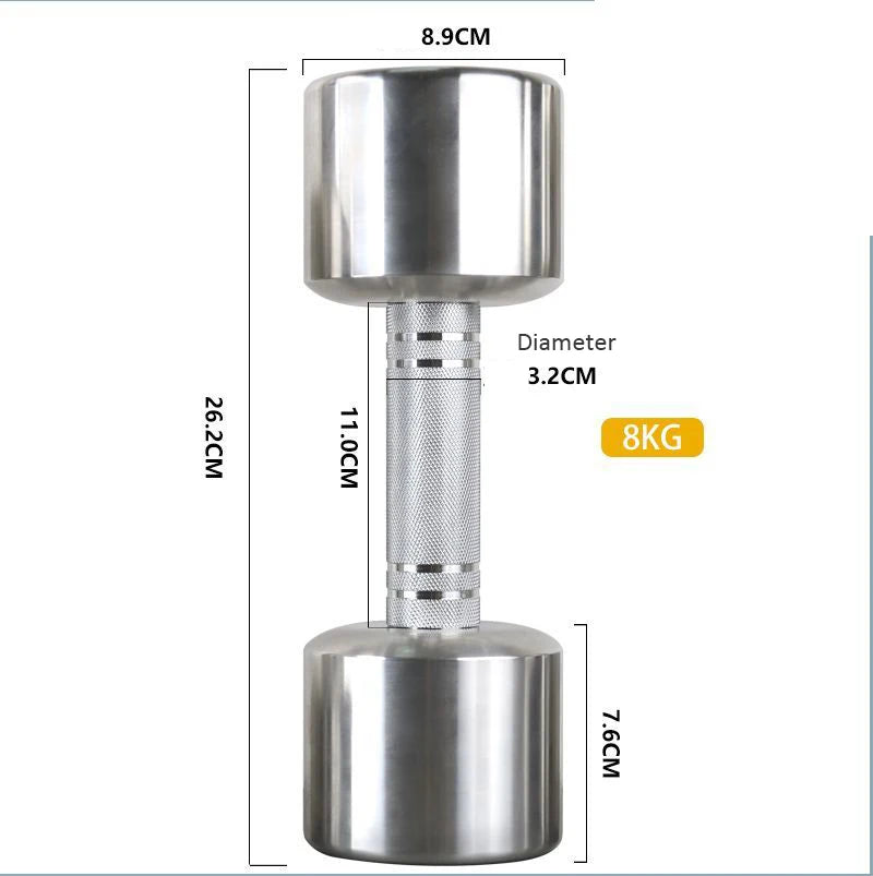 Electroplate Steel Dumbbells