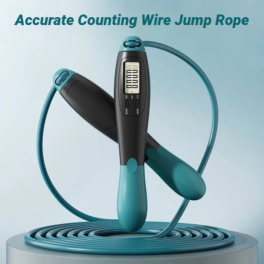 Adjustable Steel Counting Jump Rope