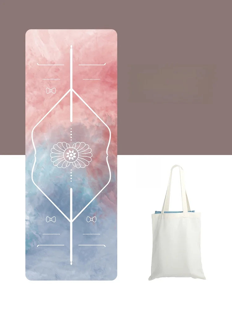 Ultra-Thin Portable Suede Yoga Mat l