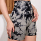 2PCS Tie Dye Gym Shorts