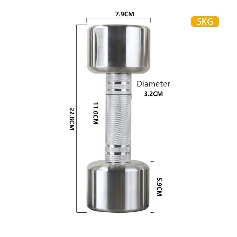 Electroplate Steel Dumbbells
