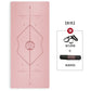 Silent Shock Absorption 8mm Thickened Widened Non-slip Women's Home Sports Dance Skipping Rope Fitness Tpe Yoga Mat