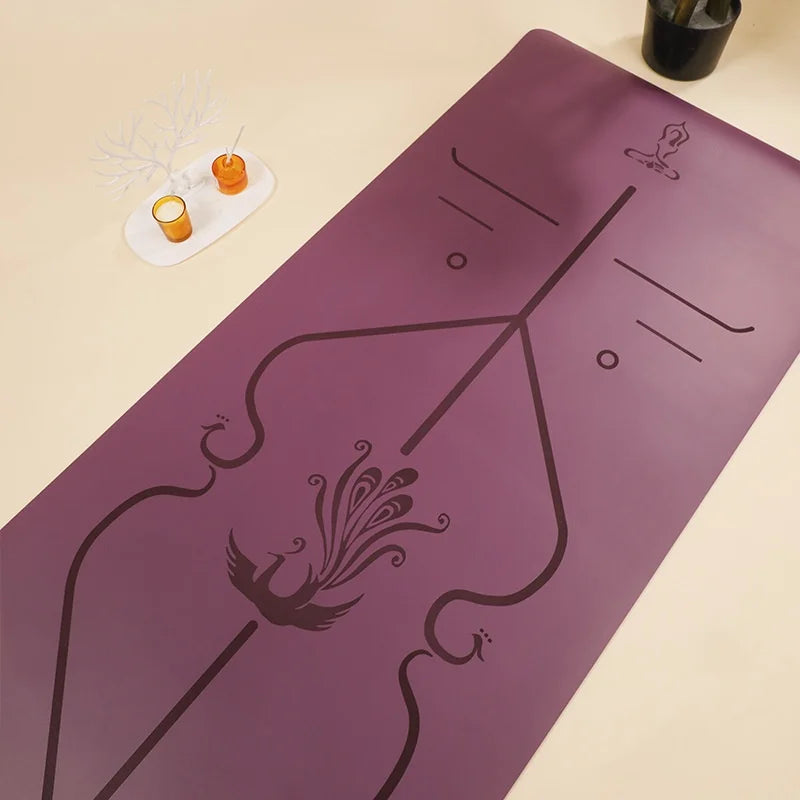 ‌3mm Thick Natural Rubber Yoga Mat