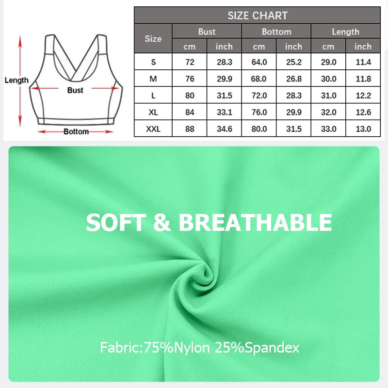 High Impact Fitness Yoga Bra