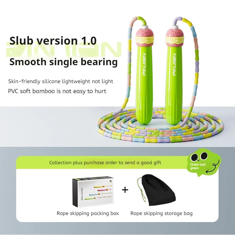 Adjustable Bamboo Jump Rope