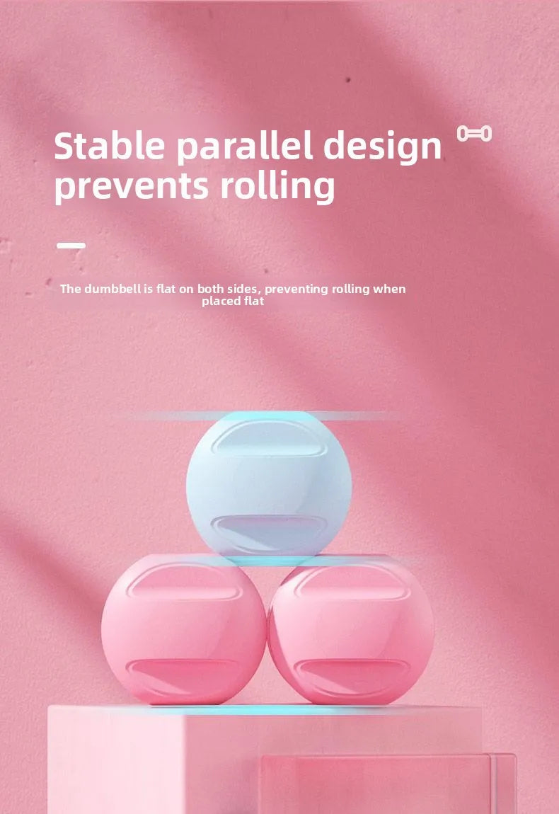 Rubber Coated  Iron Dumbbells