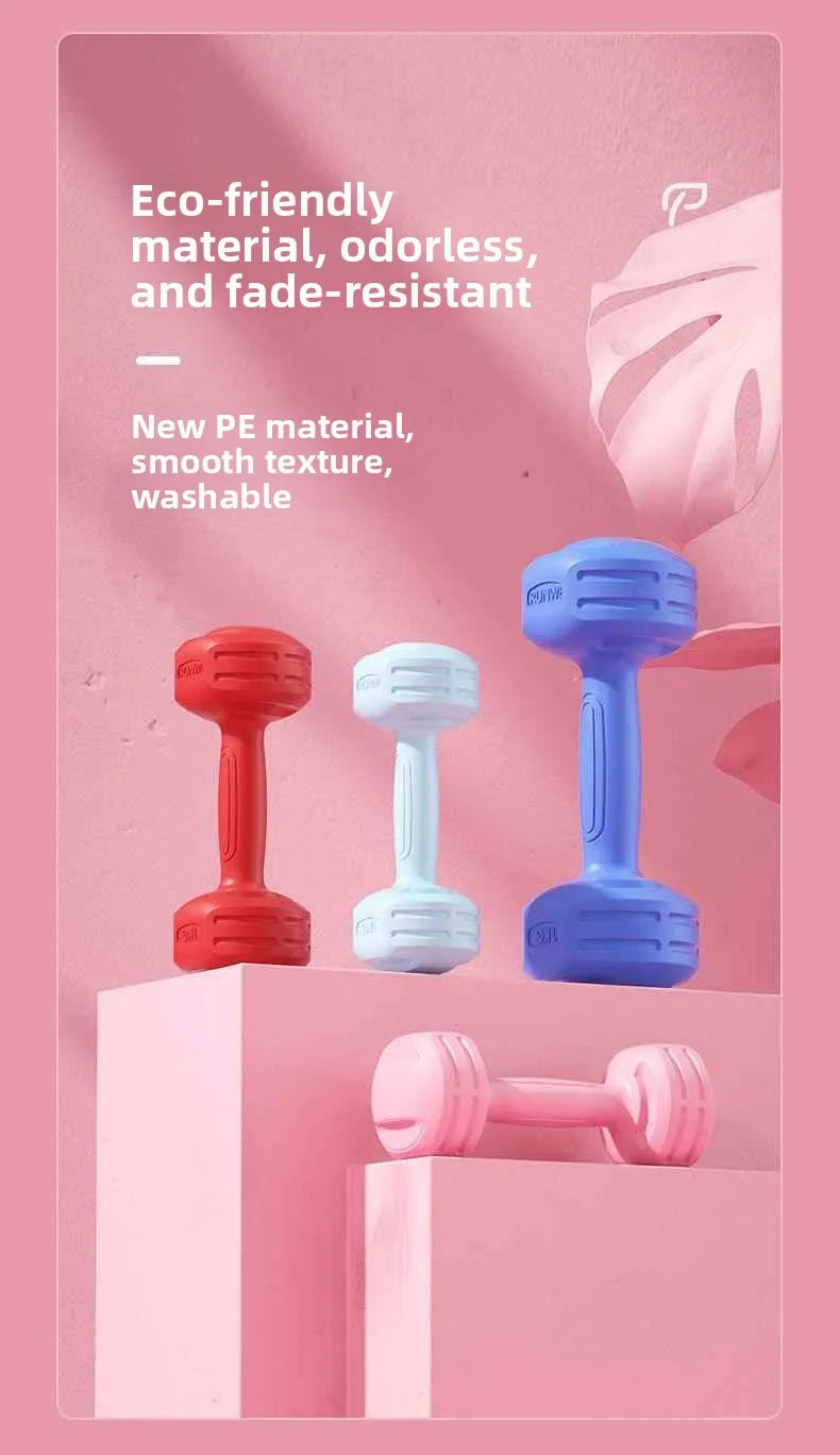 Rubber Coated  Iron Dumbbells