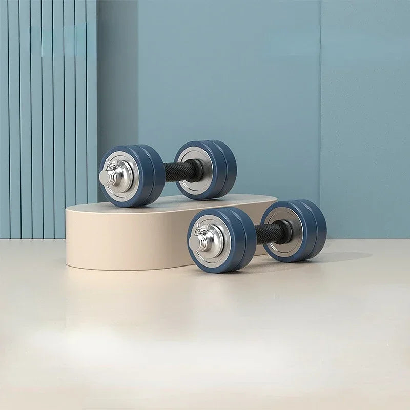 Dumbbell &amp; Barbell Dual-Use Fitness Set