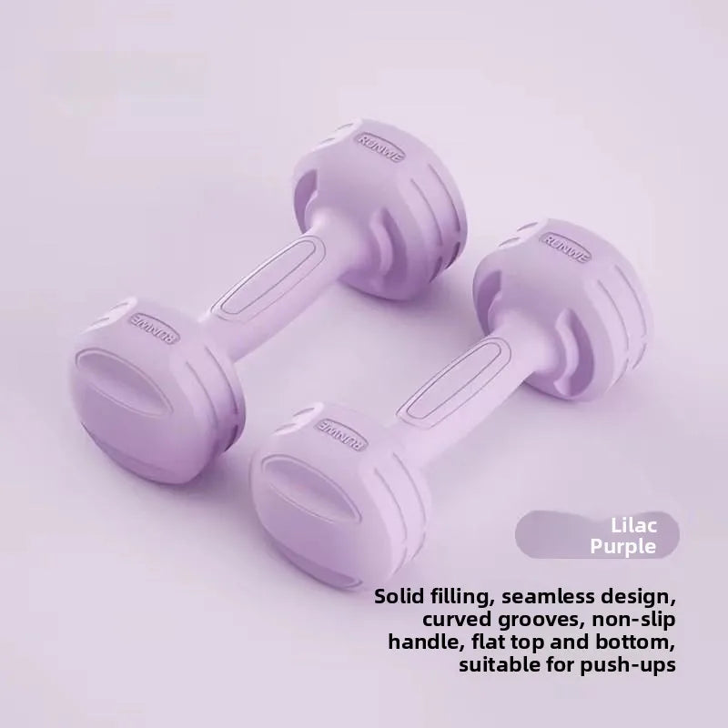 Rubber Coated  Iron Dumbbells