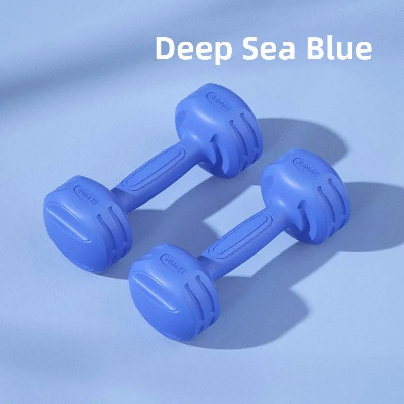 Rubber Coated  Iron Dumbbells