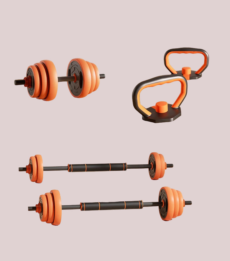 Adjustable Dumbbell Kettlebell Barbell Set