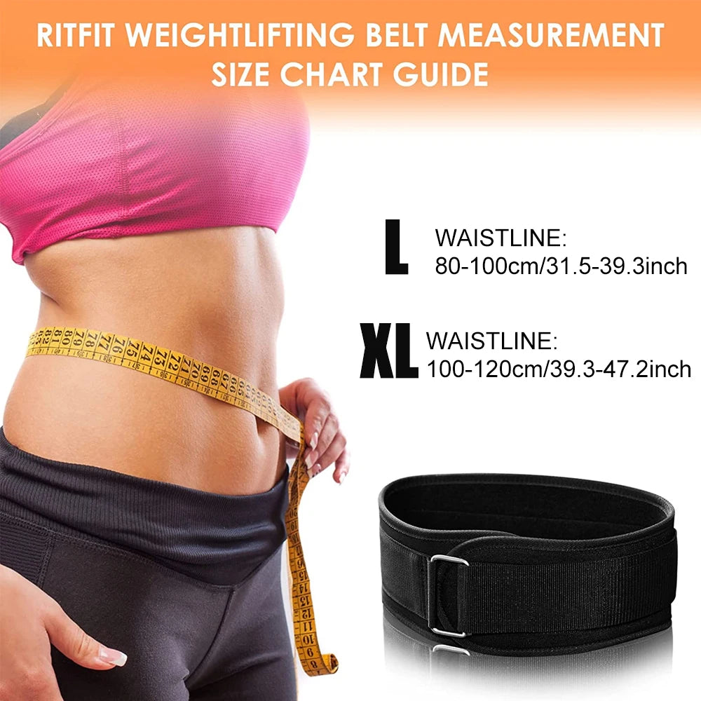 Self-Locking Weight Lifting Belt for Serious Functional Fitness,Athletes - Lifting Support for Men Women- Deadlift Training Belt