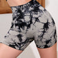 2PCS Tie Dye Gym Shorts