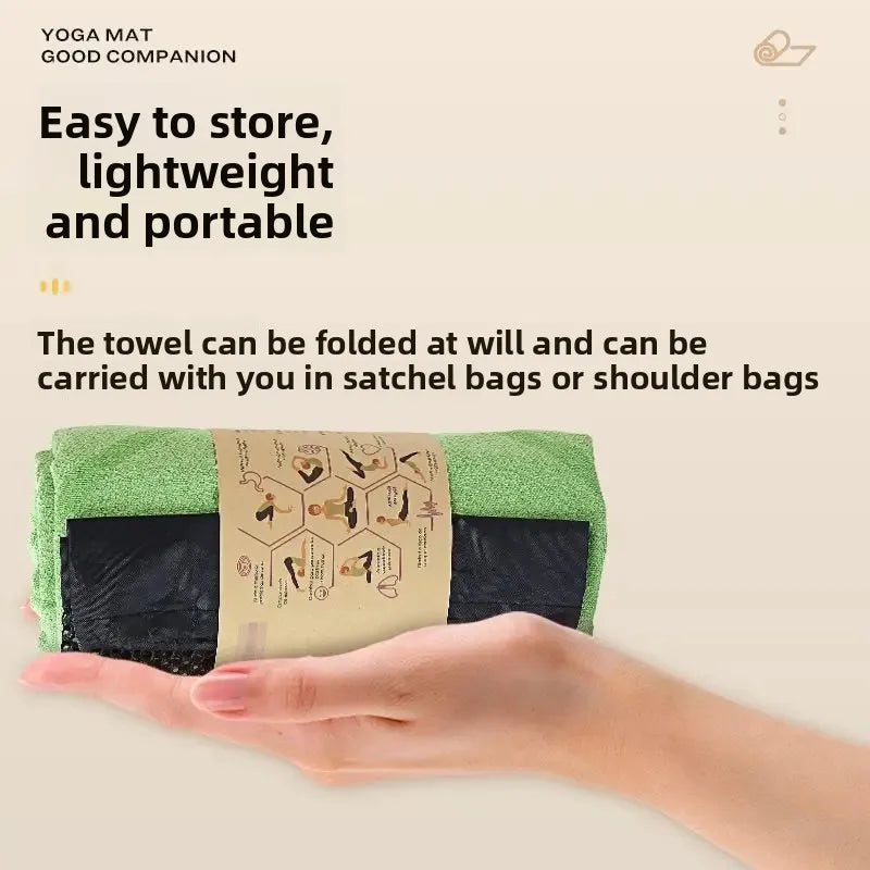 Thickened Non-Slip Yoga Mat Towel Professional Yoga Blanket Lightweight Portable Exercise Equipment Chinese Brand AE Stock