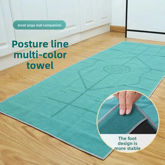 Thickened Non-Slip Yoga Mat Towel Professional Yoga Blanket Lightweight Portable Exercise Equipment Chinese Brand AE Stock