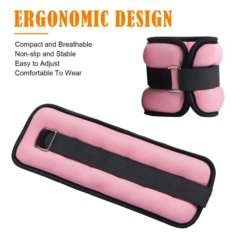 2PCS Adjustable Ankle Weights