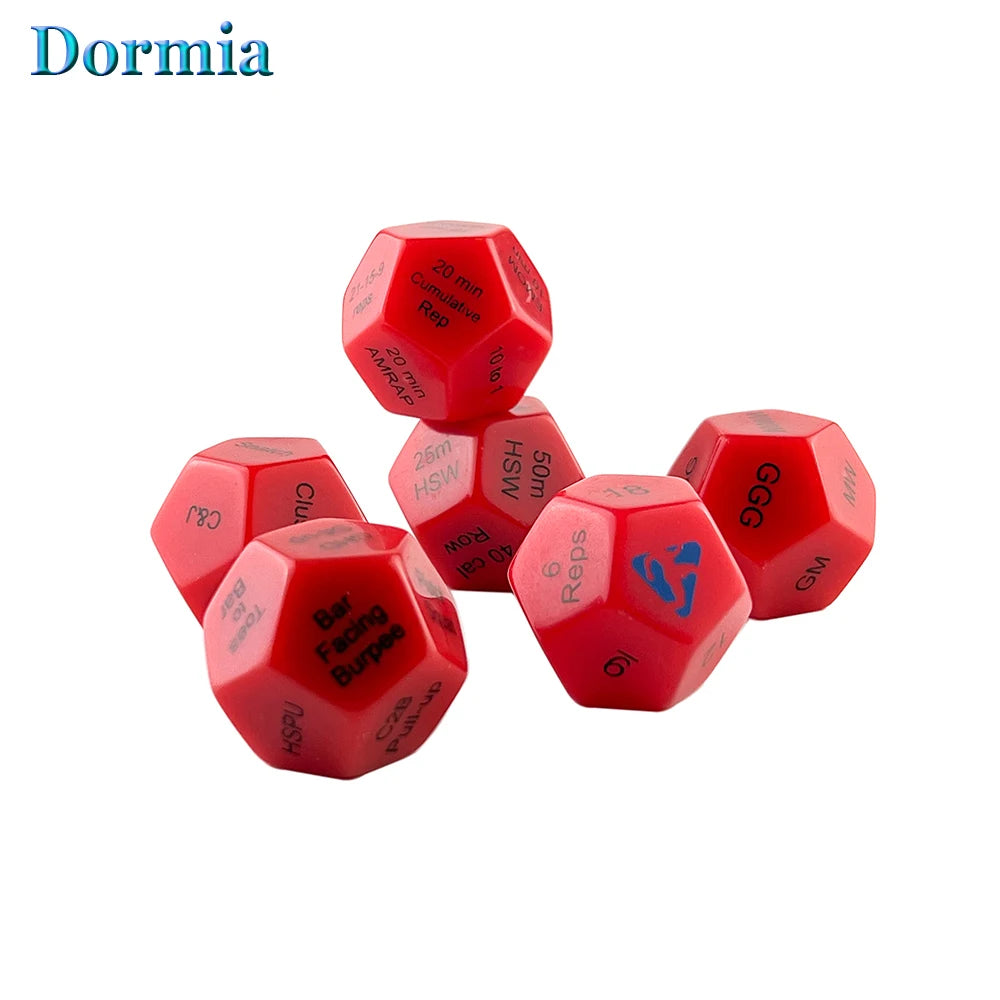 Fitness Exercise Dice