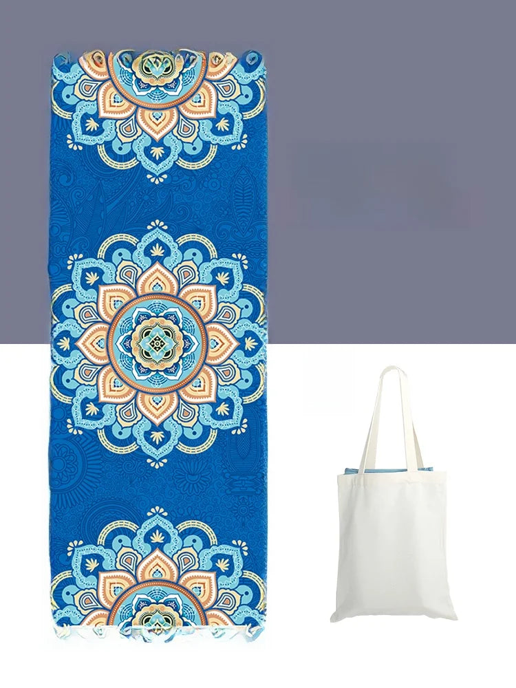 Ultra-Thin Portable Suede Yoga Mat l