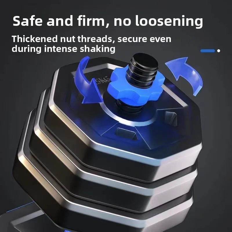 Adjustable Octagonal Dumbbell Set